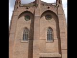 [Cliquez pour agrandir : 113 Kio] Toulouse - Le couvent des Jacobins : l'église : la façade.