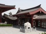 [Cliquez pour agrandir : 77 Kio] Xi'an - La grande pagode de l'oie sauvage : bâtiment annexe.