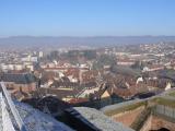 [Cliquez pour agrandir : 94 Kio] Belfort - La ville vue depuis la citadelle.