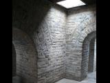 [Cliquez pour agrandir : 100 Kio] Mutianyu - La grande muraille : intérieur d'une tour.