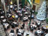[Cliquez pour agrandir : 201 Kio] Mexico - La maison des azulejos : le restaurant.