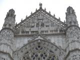 [Cliquez pour agrandir : 96 Kio] Beauvais - La cathédrale : le portail du transept Sud : détail.