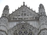 [Cliquez pour agrandir : 96 Kio] Beauvais - La cathédrale : le portail du transept Sud : détail.