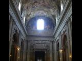 [Cliquez pour agrandir : 95 Kio] Rome - L'église Saint-Ignace : la nef et l'entrée.