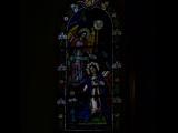 [Cliquez pour agrandir : 47 Kio] San Francisco - Notre-Dame-des-Victoires' church: stained glass window representing the Annunciation.