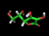 [Cliquez pour agrandir : 34 Kio] Chimie - Molécule de vitamine C.