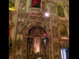 [Cliquez pour agrandir : 116 Kio] Rio de Janeiro - L'église du Tiers Ordre du Carmel : la nef : détail.
