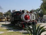 [Cliquez pour agrandir : 145 Kio] Mexico - Locomotive à vapeur au musée du chemin de fer.