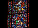 [Cliquez pour agrandir : 152 Kio] Reims - La cathédrale Notre-Dame : vitrail : détail.