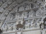 [Cliquez pour agrandir : 121 Kio] Amiens - La cathédrale : le portail Nord : le tympan.