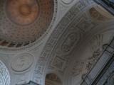 [Cliquez pour agrandir : 87 Kio] San Francisco - The city hall: interior of the cupola and the hall.