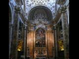[Cliquez pour agrandir : 116 Kio] Rome - L'église Saint-Louis-des-Français : le chœur.