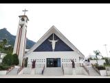 [Cliquez pour agrandir : 82 Kio] Monterrey - L'église Cristo de la Montaña : vue générale.