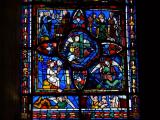 [Cliquez pour agrandir : 127 Kio] Tours - La cathédrale Saint-Gatien : vitrail : détail.