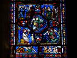 [Cliquez pour agrandir : 127 Kio] Tours - La cathédrale Saint-Gatien : vitrail : détail.