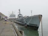 [Cliquez pour agrandir : 64 Kio] San Francisco - The port: the submarine USS Pampanito.