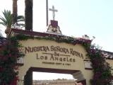 [Cliquez pour agrandir : 85 Kio] Los Angeles - The church of Nuestra Señora Reina de Los Angeles: the gate.