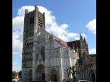 [Cliquez pour agrandir : 82 Kio] Auxerre - La cathédrale Saint-Étienne : la façade.