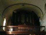 [Cliquez pour agrandir : 77 Kio] L'Île-Bouchard - L'église Saint-Gilles : l'orgue.