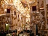 [Cliquez pour agrandir : 135 Kio] Rio de Janeiro - L'ancienne cathédrale Notre-Dame-du-Mont-Carmel : la nef et le chœur.