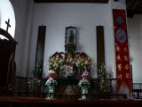 [Cliquez pour agrandir : 68 Kio] Suzhou - La cathédrale : autel de Saint Joseph.