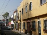 [Cliquez pour agrandir : 134 Kio] Mexico - Le quartier Coyoacán : maison.