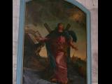 [Cliquez pour agrandir : 73 Kio] Saint-André-de-Cubzac - L'église Saint-André-du-Nom-de-Dieu : tableau représentant Saint André.