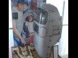 [Cliquez pour agrandir : 76 Kio] Alamogordo - The Museum of Space History: life capsule of HAM, the space chimp.
