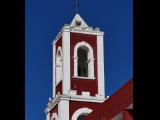 [Cliquez pour agrandir : 61 Kio] Santiago - La mission Santiago de Los Coras : clocher.