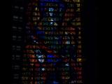 [Cliquez pour agrandir : 87 Kio] Rio de Janeiro - La cathédrale Saint-Sébastien : vitrail : détail.