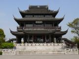 [Cliquez pour agrandir : 92 Kio] Suzhou - Panmen : bâtiment traditionnel.