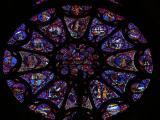 [Cliquez pour agrandir : 133 Kio] Reims - La cathédrale Notre-Dame : rose.