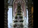 [Cliquez pour agrandir : 95 Kio] Rio de Janeiro - L'église Sainte-Rita : le chœur : détail.