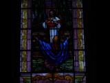[Cliquez pour agrandir : 75 Kio] Rio de Janeiro - L'église Sainte-Marguerite-Marie : vitrail représentant la Résurrection.