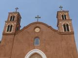 [Cliquez pour agrandir : 59 Kio] Socorro - San Miguel's church: front view.