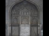 [Cliquez pour agrandir : 106 Kio] Agra - Le Taj Mahal : la mosquée : détail.