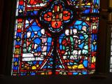 [Cliquez pour agrandir : 134 Kio] Paris - La Sainte-Chapelle : la chapelle haute : verrière : détail.