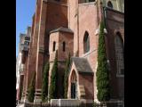 [Cliquez pour agrandir : 132 Kio] San Francisco - Saint Patrick's church: the front.