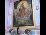 [Cliquez pour agrandir : 129 Kio] Agra - La cathédrale de l'Immaculée Conception : tableau représentant Saint Joseph et l'Enfant Jésus.
