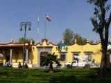 [Cliquez pour agrandir : 139 Kio] Mexico - Le quartier Coyoacán : le palais municipal.