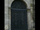 [Cliquez pour agrandir : 110 Kio] Rio de Janeiro - L'abbaye Saint-Benoît : porte en fer forgé.