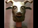 [Cliquez pour agrandir : 62 Kio] Pékin - Le Poly art museum : reproduction de la tête de bœuf en bronze de l'ancien palais d'été.
