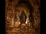 [Cliquez pour agrandir : 123 Kio] Rio de Janeiro - L'abbaye Saint-Benoît : la nef : autel latéral.