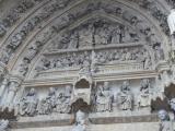 [Cliquez pour agrandir : 124 Kio] Amiens - La cathédrale : le portail Sud : le tympan.