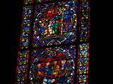 [Cliquez pour agrandir : 149 Kio] Reims - La cathédrale Notre-Dame : vitrail : détail.