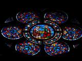 [Cliquez pour agrandir : 101 Kio] Reims - La cathédrale Notre-Dame : vitrail : détail.
