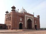 [Cliquez pour agrandir : 103 Kio] Agra - Le Taj Mahal : la mosquée.