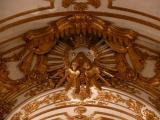 [Cliquez pour agrandir : 106 Kio] Rio de Janeiro - L'ancienne cathédrale Notre-Dame-du-Mont-Carmel : la nef : emblème des Carmes.
