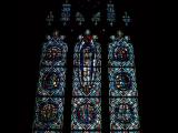 [Cliquez pour agrandir : 119 Kio] San Francisco - Saint Dominic's church: stained glass window.