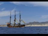[Cliquez pour agrandir : 80 Kio] Cabo San Lucas - Le bateau pirate Buccaneer Queen.